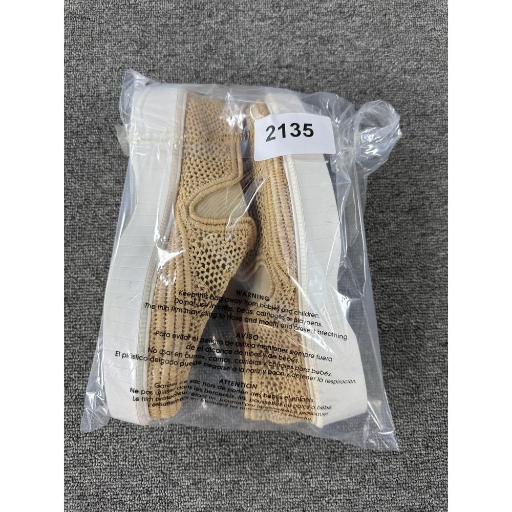 Isabel Marant Shoes Womens 7 Beige Woven Platform Slip On Raffia - Picture 14 of 14